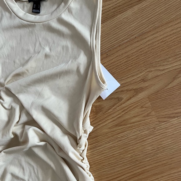 Forever 21 Cream Ribbed Top - Picture 3 of 5